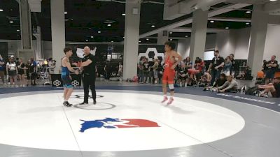 60 kg Cons. Quarters - Elijah Cater, Viking Wrestling Club (IA) vs Max Black, NMU/Nyac