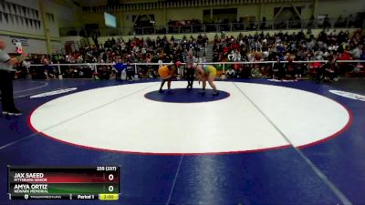 235 (237) Semifinal - Jax Saeed, Pittsburg Senior vs Amya Ortiz, Newark Memorial