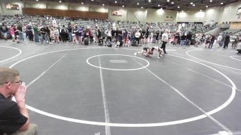 90 lbs Consi Of 4 - Ezekiel Barefoot-Logsdon, DUB Wrestling vs Jaxson Miranda, Grizzly Express WC
