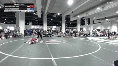 61 lbs Champ. Round 1 - Joseph Custodio, Potomac Premier Wrestling Club And RTC vs Billy Weisgerber, Big Cat Wrestling Club