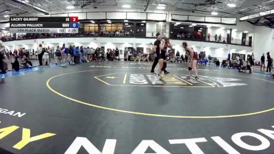 124 B 7th Place Match - Allison Palluck, Manchester University vs Lacey Gilbert, Campbellsville University