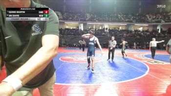 150-4A Champ. Round 1 - Jin Davis, Northview vs Quinn Martin, Cambridge