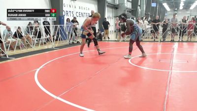 220 lbs Rr Rnd 1 - Jaâ€™lynn Everett, TNWC White - HSB vs Suhaib Awad, 5forty Brawlers - HSB