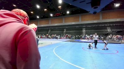 54-55 lbs Round 1 - Kenrick Brown, Greenwave Youth Wrestling Club vs Frank Swickard, Gold Rush Wrestling