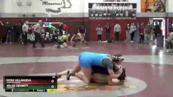 150 lbs Round 4 - Kelsie Dennett, Foothill vs Myra Villanueva, Faith Lutheran