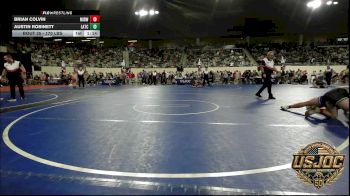 170 lbs Round Of 16 - Brian Colvin, Midwest City Bombers Youth Wrestling Club vs Austin Robinett, Little Axe Takedown Club