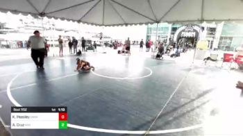 66 lbs Final - Knox Peasley, Omak Wrecking Crew Wrestling vs Angelo Cruz, Mad Dawg WC