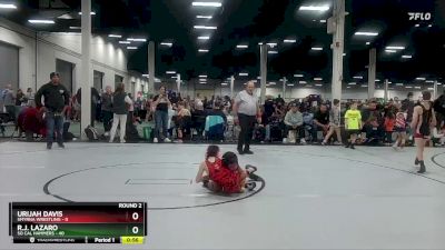 68 lbs Round 2 (10 Team) - R.J. Lazaro, So Cal Hammers vs Urijah Davis, Smyrna Wrestling