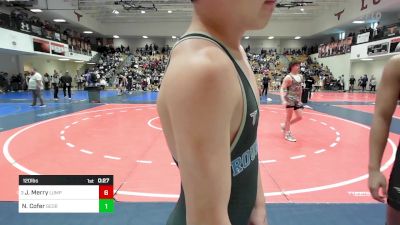 120 lbs Round Of 16 - Brooks Brown, Social Circle USA Takedown vs Lee Marcus Torrechilla, Georgia