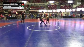 62 lbs Cons. Round 3 - Cole Jutila, Crzy MT Crushers vs Brantlee Hoops-Lovan, Poplar Wrestling Club