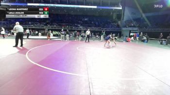 125 lbs Cons. Semi - Leona Martinez, Central Catholic vs Leila Avalos, Pitman