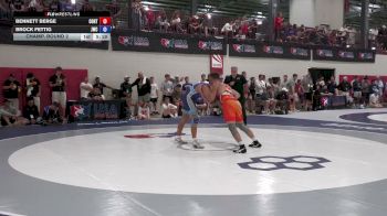 86F kg Champ. Round 2 - Bennett Berge, Cowboy RTC vs Brock Fettig, Jackrabbit Wrestling Club