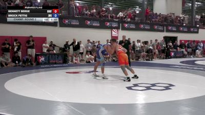 86F kg Champ. Round 2 - Bennett Berge, Cowboy RTC vs Brock Fettig, Jackrabbit Wrestling Club