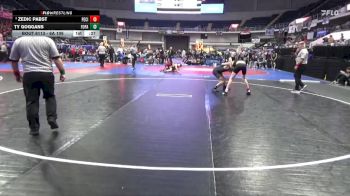6A 106 lbs Cons. Round 2 - Zedic Pabst, Pell City vs Ty Goggans, Fort Payne