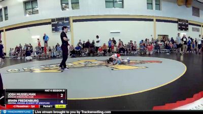 63 lbs 1st Place Match - Josh Musselman, Dragon Wrestling Club vs Irwin Fredenburg, Central Indiana Academy Of Wrestling