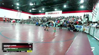 285 lbs Cons. Round 3 - George Llamas, Montclair vs Romario Bonilla, Perris