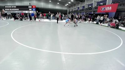 120 lbs Champ. Rd Of 16 - Avah Blakeman, Doomsday Wrestling Club vs Shiann Byrd, Grand View Wrestling Club
