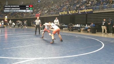 157 lbs Round Of 32 - Colton Schwoyer, Owen J. Roberts vs Jarrett Lemasters, Westmont Hilltop
