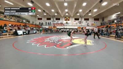 135 B Semifinal - Naomi Anderson, Moorcroft vs Jenna Simon, Lander