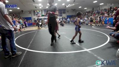 52 lbs Consi Of 4 - Rhea Long, Standfast vs Maddox Thompson, Newkirk Takedown Club