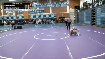 120 lbs Cons. Round 3 - Michael Kowalski, Layton vs Tyson Cowan, Lehi