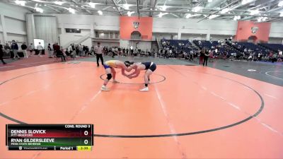 174 lbs Cons. Round 3 - Dennis Slovick, Pitt-Bradford vs Ryan Gildersleeve, Penn State Behrend