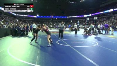 145 lbs Consi Of 16 #2 - Samone Sandoval, Chico (NS) vs Siena Bianchi, Stuart Hall (NC)