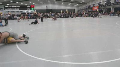 285 lbs Cons. Sub-quarters - Sawyer Neemann, Ultimate Praxis Wrestling Club vs Jaden Rodriguez, Great Plains Wrestling Academy