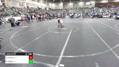 43 lbs Consi Of 8 #2 - Dillon Torres, Truckee WC vs Nash Miller, No Team