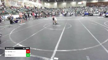 43 lbs Consi Of 8 #2 - Dillon Torres, Truckee WC vs Nash Miller, No Team