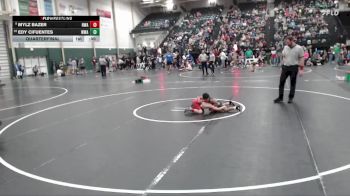 60 lbs Quarterfinal - Edy Cifuentes, Warrior Wrestling Academy vs Mylz Bazer, Nebraska Wrestling Academy