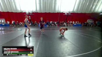 157 lbs Round 1 (6 Team) - Sawyer Erickson, Waska/BBE vs Kelton Graden, Olympia