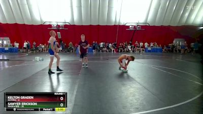 157 lbs Round 1 (6 Team) - Sawyer Erickson, Waska/BBE vs Kelton Graden, Olympia