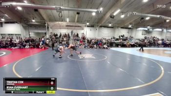 144 lbs Champ. Round 2 - Tristan Cox, Windsor vs Ryan Everhart, Cherokee Trail