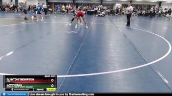 Silver 149 lbs Cons. Round 2 - Gavin Reed, Hawkeye Community College vs Quinton Thompson, Coe