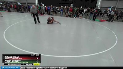 144 lbs Champ. Round 2 - Giovanni Silva, Peninsula Wrestling Club vs Aaron Gorbett, Basement Brawlers Wrestling Club