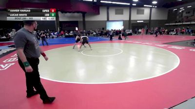 165 lbs Semifinal - Lucas White, Lubbock vs Xavier Vargas, Amarillo Caprock