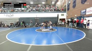 84 lbs Cons. Round 5 - Ryan Pollock, Middleton Wrestling Club vs Grant Morris, Hawk Wrestling Club