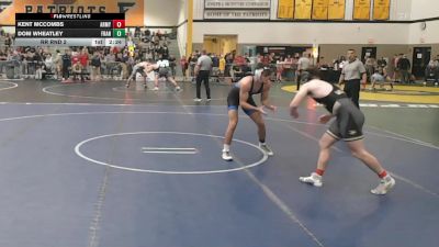 174Green lbs Rr Rnd 2 - Kent McCombs, Army West Point vs Dom Wheatley, Franklin & Marshall