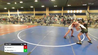 137 lbs Round Of 32 - Brody Carson, Silverback WC vs Michael Banuelos, Steel City Reloaded