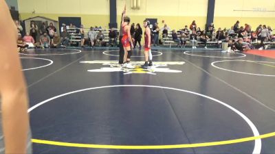 95 lbs Cons. Semi - Lincoln LaVigne, Victory School Of Wrestling vs Landon Forkner, DC Elite