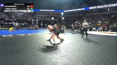 190 lbs Consi Of 16 #2 - Jacob Brooke, Chico (NS) vs Brady Wight, Vacaville (SJ)