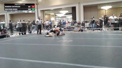132 lbs Consi Of 64 #2 - Damian Chitwood, DTC Wrestling vs Brayden Bosh, Sanderson Wr Ac