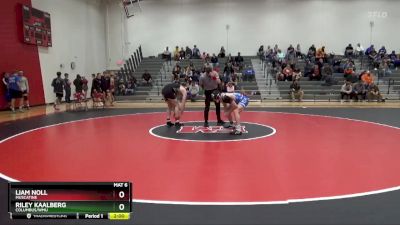 165 lbs Round 5 - Riley Kaalberg, Columbus/WMU vs Liam Noll, Muscatine