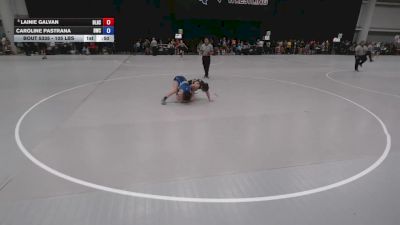 105 lbs Cons. Sub-rd Of 16 - Lainie Galvan, Basehor-Linwood High School Wrestling vs Caroline Pastrana, Defiant Wrestling Club