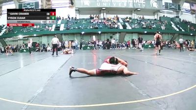 184 lbs Semifinal - Gavin Craner, Central Michigan vs Tyson Clear, Edinboro