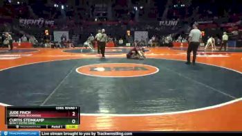 1 lbs Cons. Round 1 - Curtis Steinkamp, Quincy (Notre Dame) vs Jude Finch, Taylor Ridge (Rockridge)