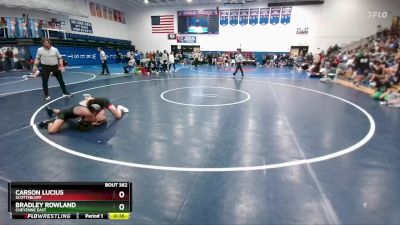 126 lbs Cons. Round 3 - Bradley Rowland, Cheyenne East vs Carson Lucius, Scottsbluff