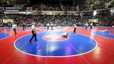120-6A Quarterfinal - Alessandro Vitello, Richmond Hill HS vs Jayden Buehler, Camden County