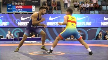 60 kg Final 3-5 - Bagdat Sabaz, Kazakhstan vs Sumit Sumit, India